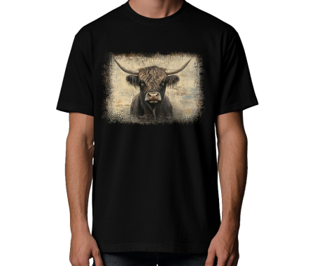 Koszulka Bawół ,100% bawełna luźna koszulka, t-shirt